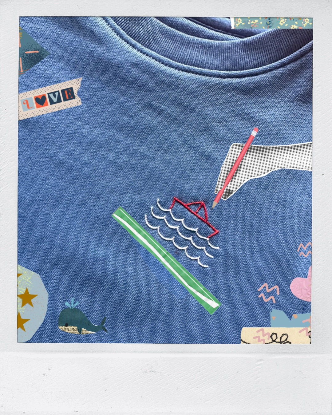 The little boat - a KID sweatshirt