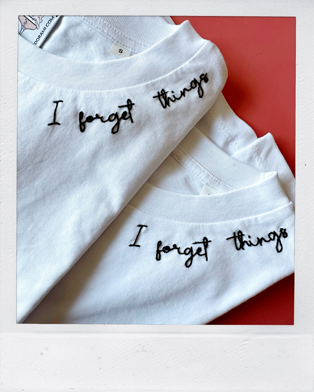 I forget things ON MY NECK