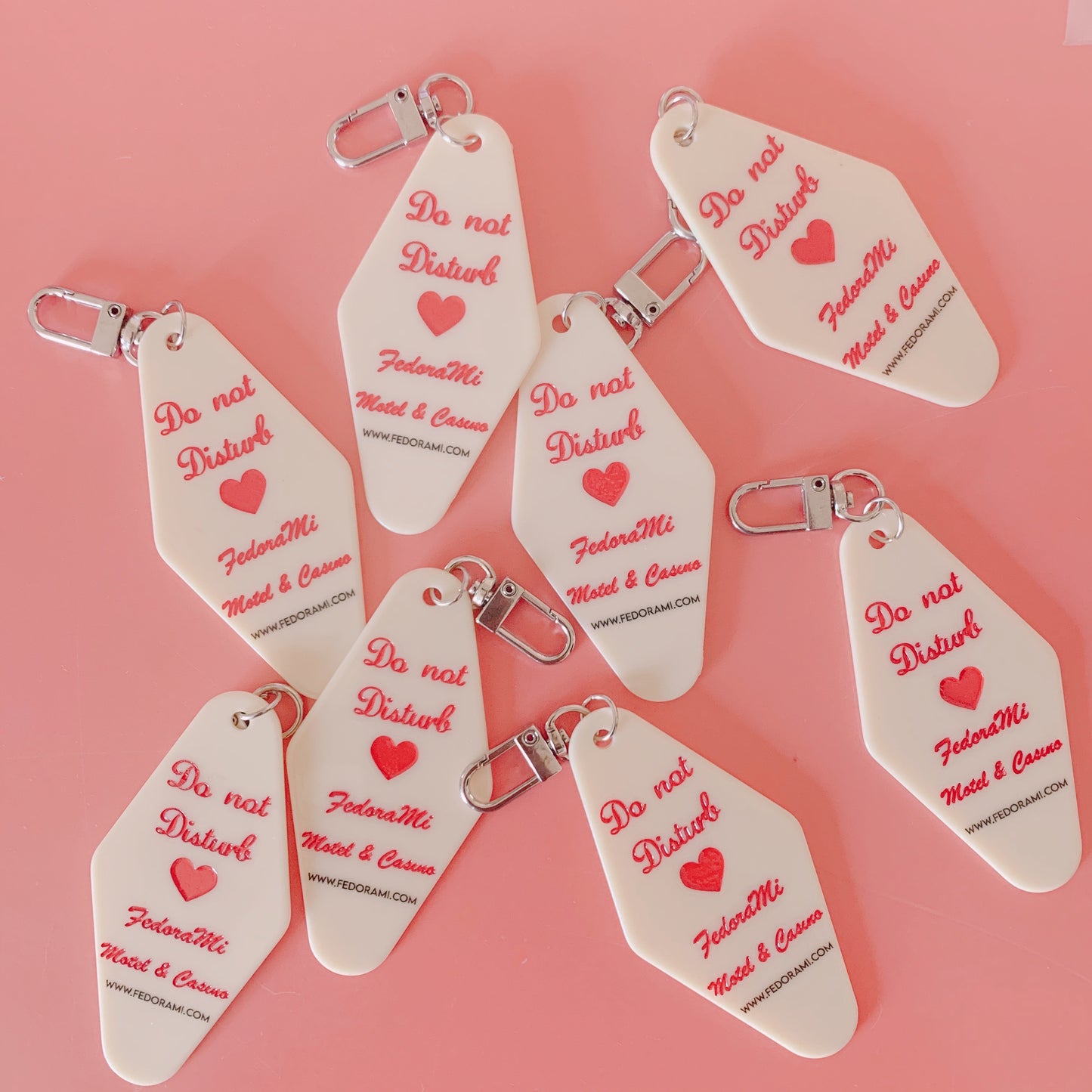 Do not disturb* FedoraMi Motel & Casino keychain