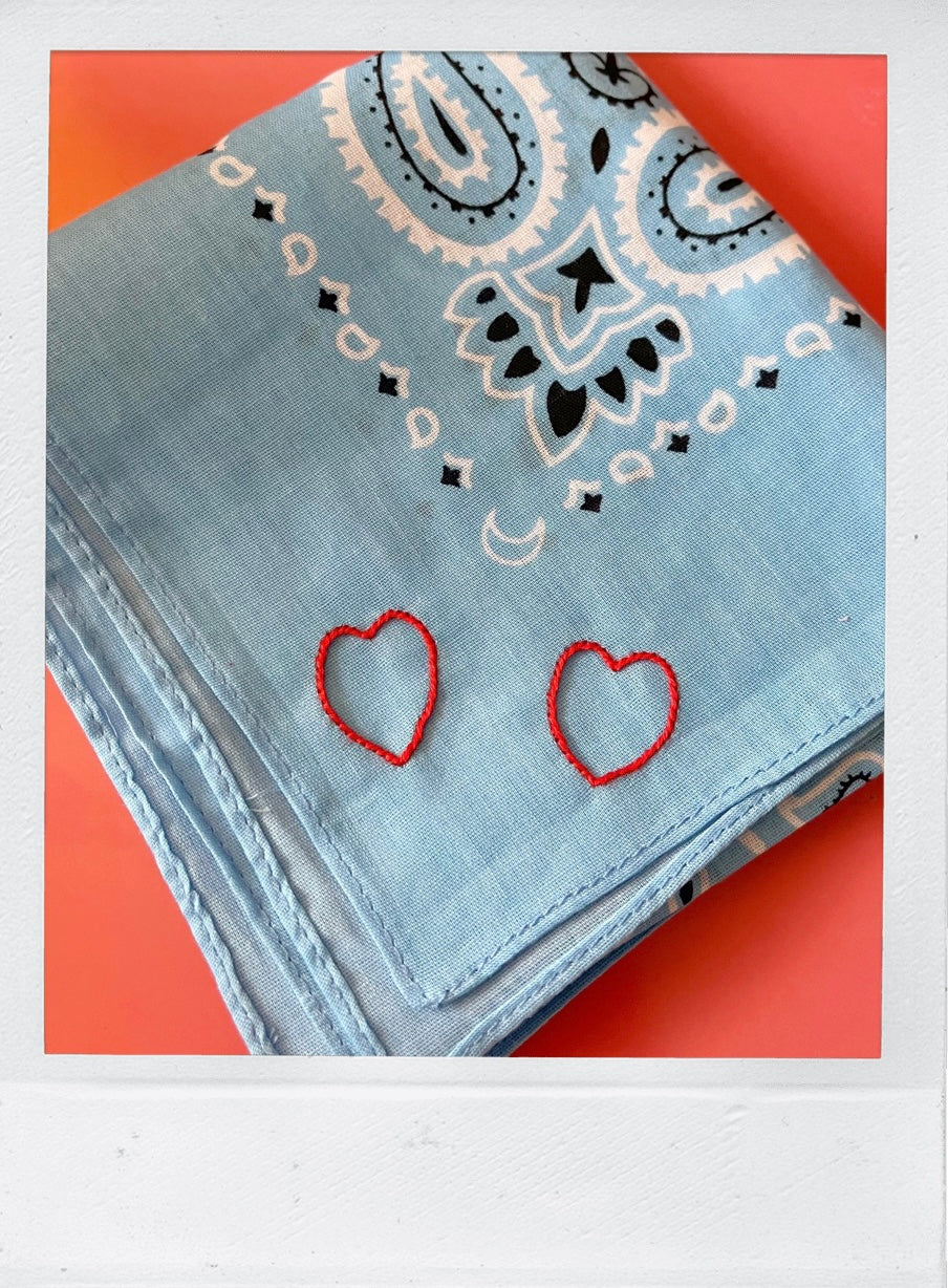 THE TWO TINY HEARTS BANDANA