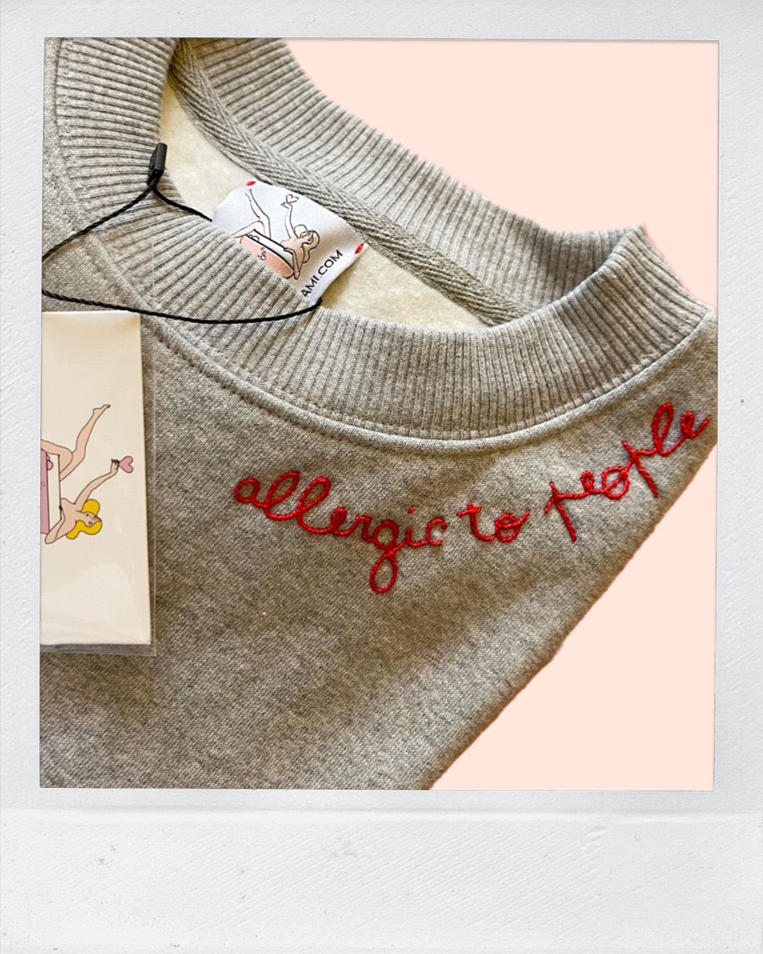 allergic to people- girl’s sweatshirt