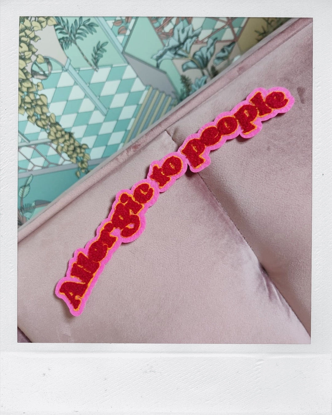 Allergic to people - the big patch