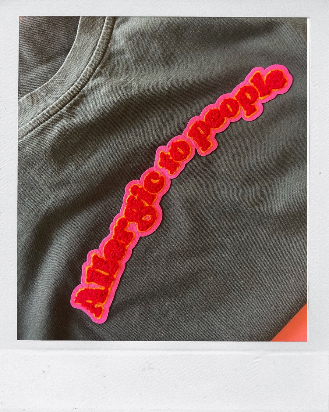 Allergic to people - on my back