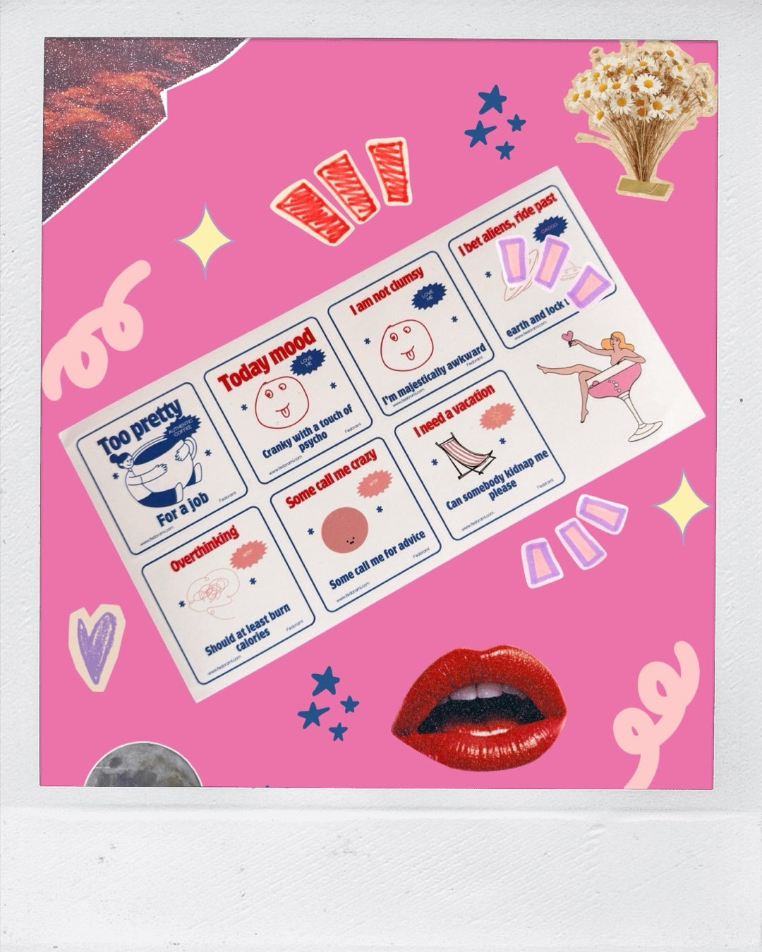 CHAOTIC MOOD CLUB STICKERS