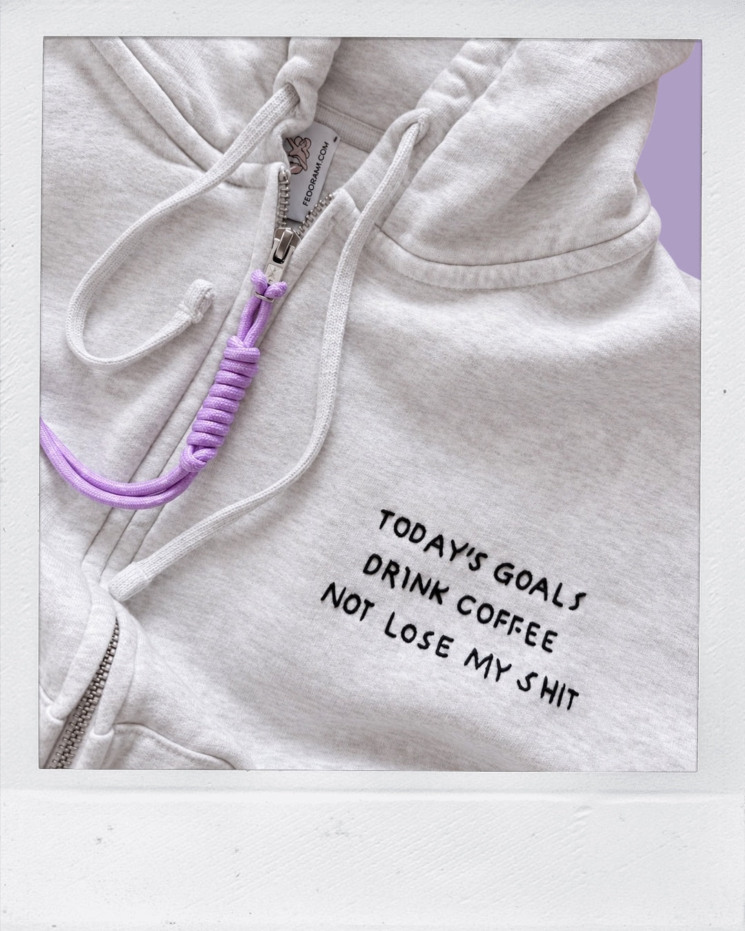 TODAY’S GOALS Hoodie 💜
